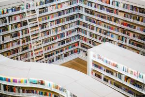 A large white modern library | CRC NI