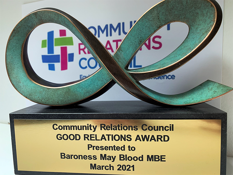 Good Relations Award trophy 2021 | NICRC