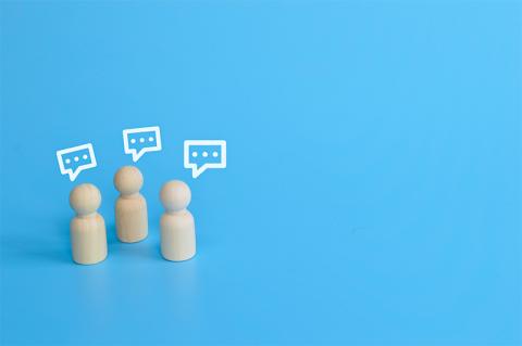 A representation of people talking and giving their opinions | NICRC