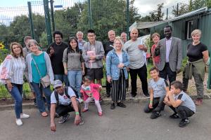 Participants at the AYE Welcoming Newcomers to North Belfast programme