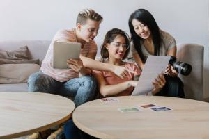 Three women working together | CRC NI