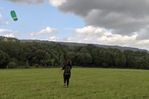 A teenager with a kite | NICRC