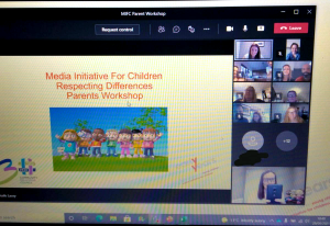 A screenshot of the online meeting | NICRC